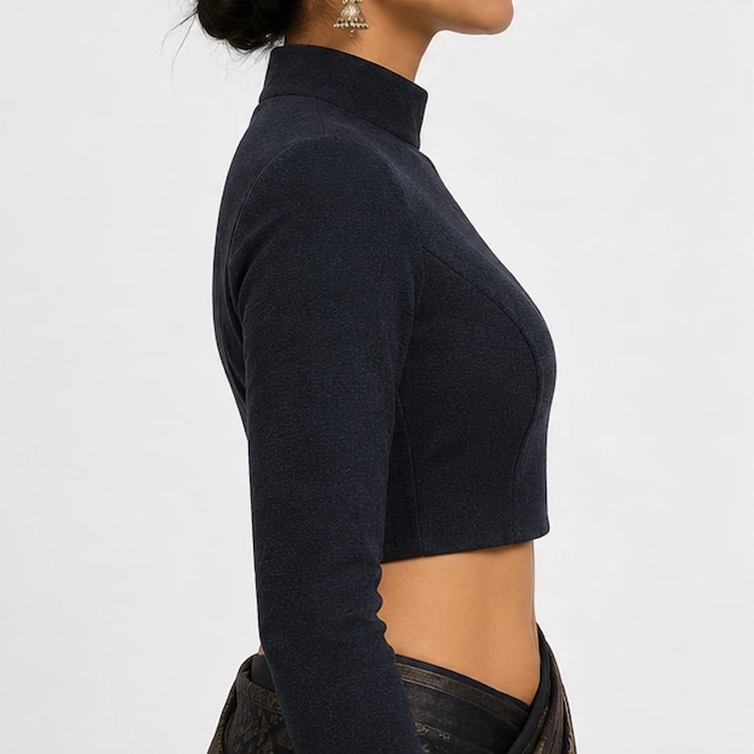 High Neck Blouse - Image 2