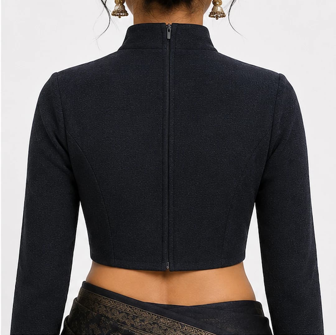 High Neck Blouse - Image 3