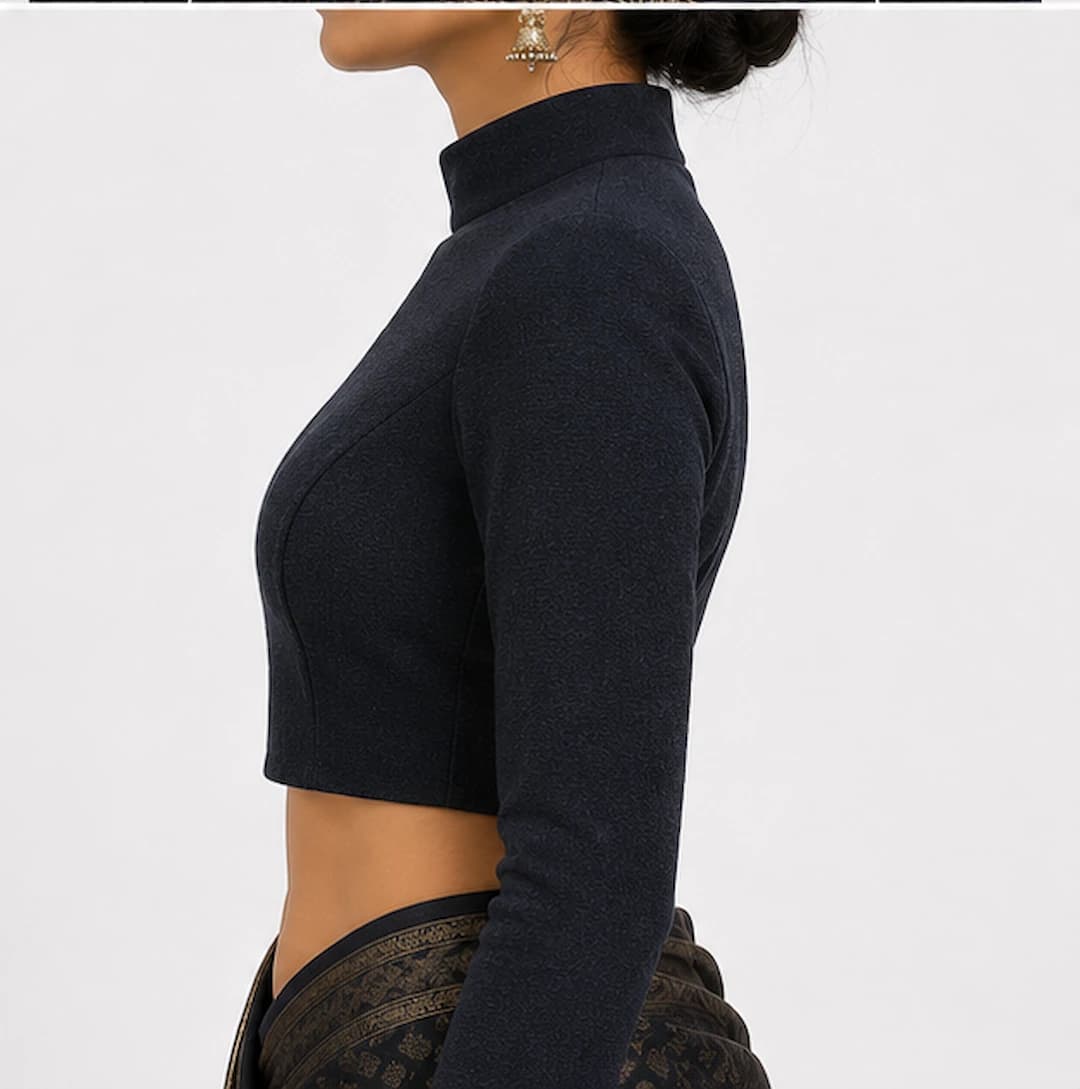 High Neck Blouse - Image 4