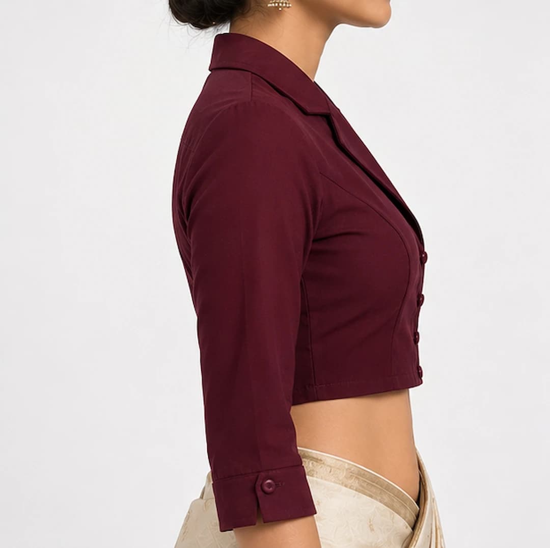 Collar Neck Blouse - Image 2