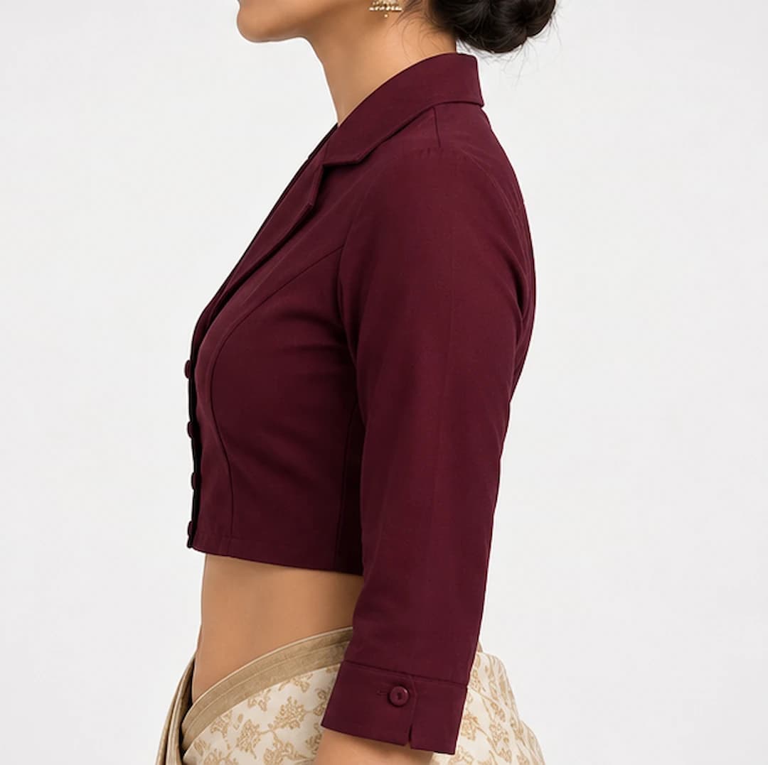 Collar Neck Blouse - Image 4