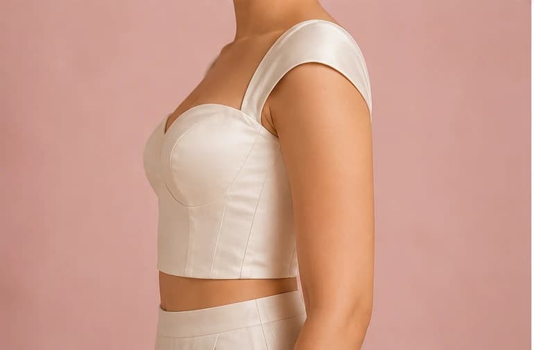 Sweetheart Neck Blouse - Image 2