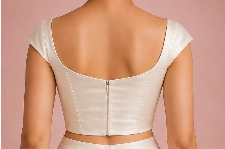 Sweetheart Neck Blouse - Image 3